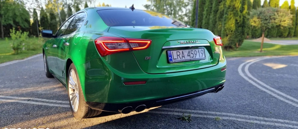 Maserati Ghibli cena 103000 przebieg: 120000, rok produkcji 2014 z Chocz małe 301